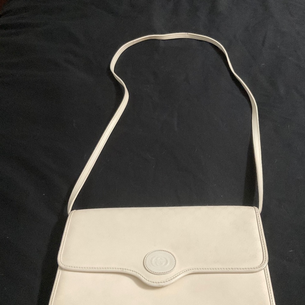Vintage White Gucci Purse